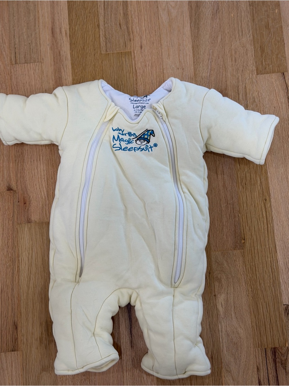 Baby Magic Sleepsuit Cream Cozy One-Piece Sleepsuit 6-9 months